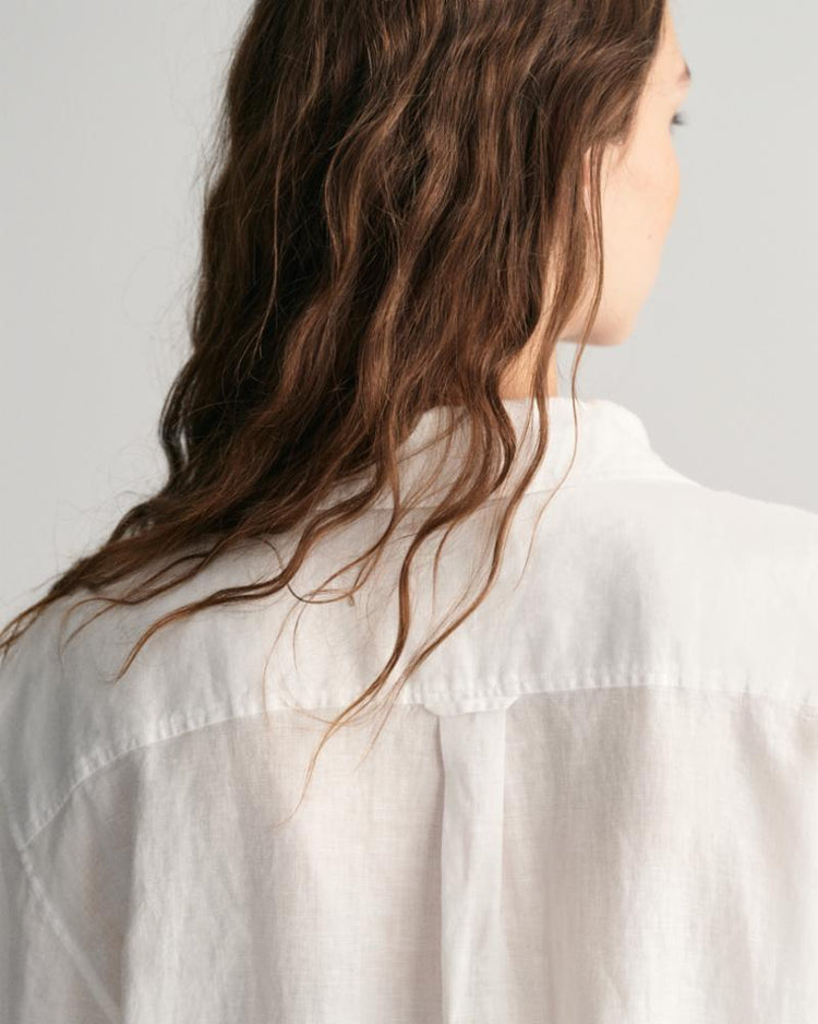 Gant Apparel Womens REL SS LINEN CAFTAN 110/WHITE