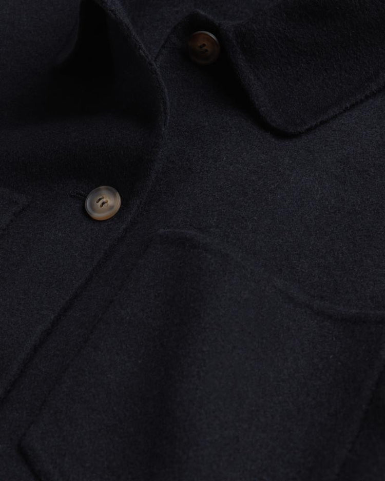 Gant Apparel Womens HANDSTITCHED SHIRT JACKET 433/EVENING BLUE