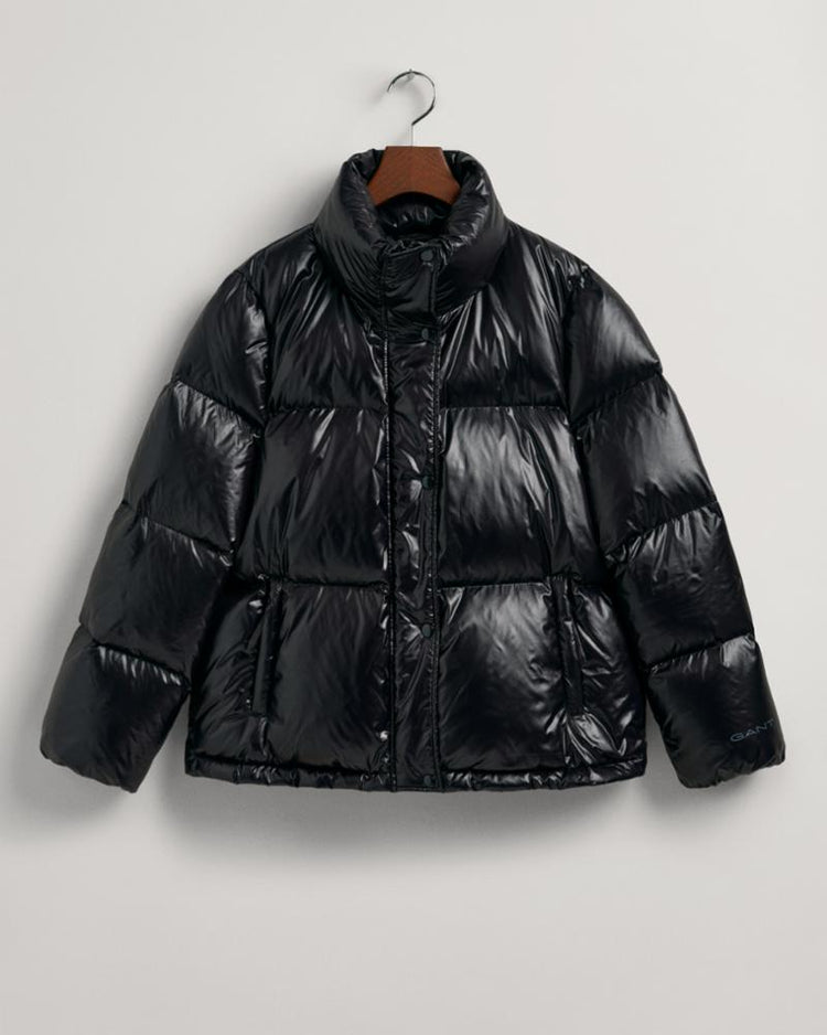 Gant Apparel Womens CROPPED DOWN JACKET 19/EBONY BLACK