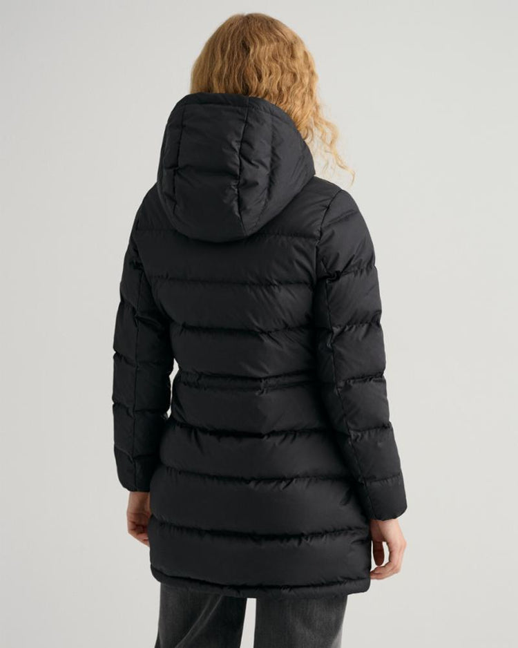 Gant Apparel Womens LONG DOWN JACKET 19/EBONY BLACK