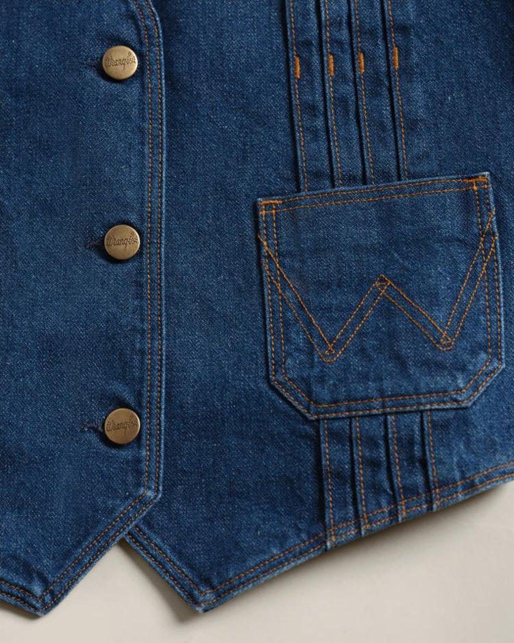 Gant Apparel Womens W. DENIM VEST 970/MID BLUE