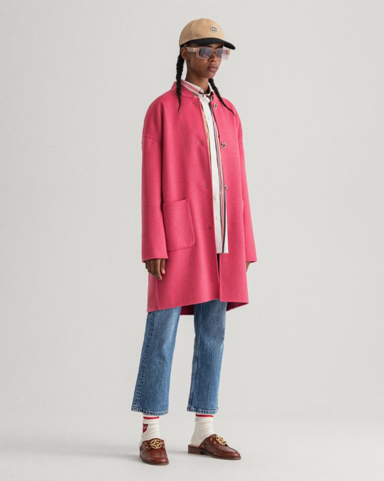 Gant Apparel Womens HANDSTITCHED GANT VARSITY COAT 665/RAPTURE ROSE