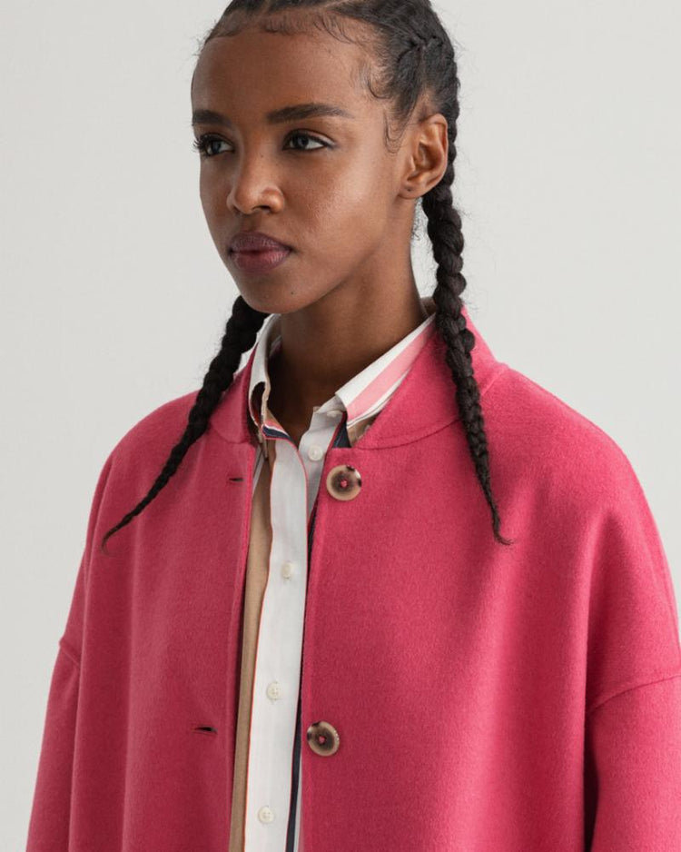 Gant Apparel Womens HANDSTITCHED GANT VARSITY COAT 665/RAPTURE ROSE