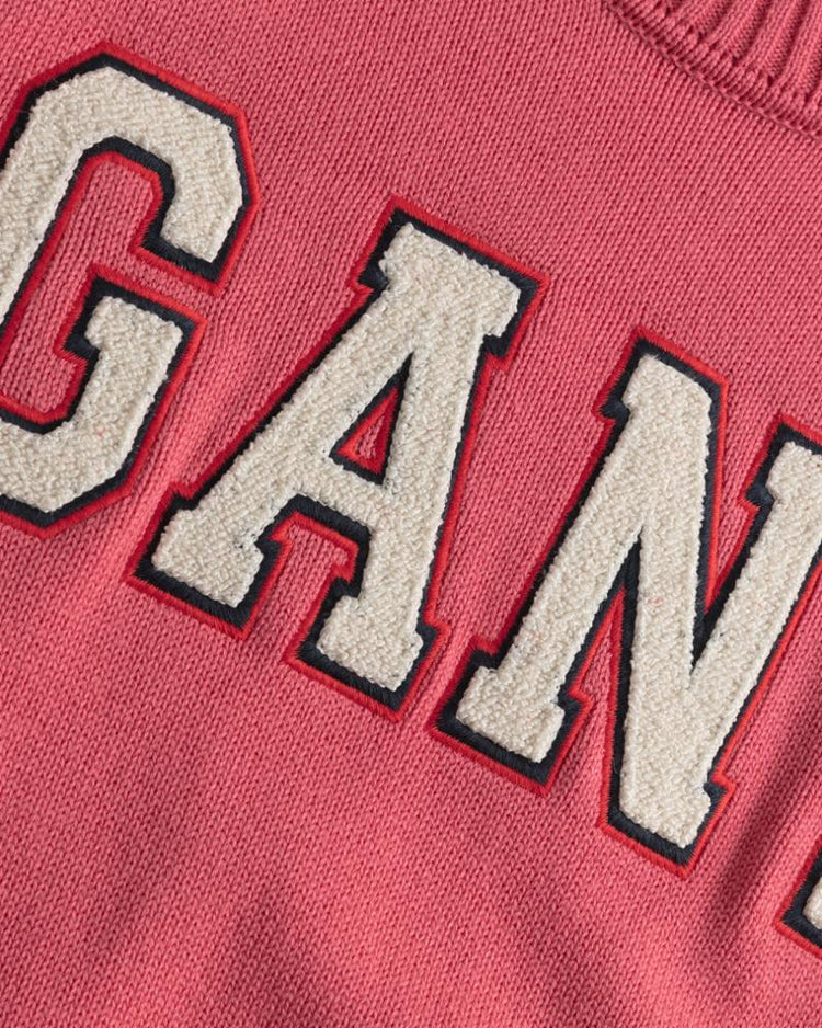 Gant Apparel Womens LOGO COTTON C-NECK 665/RAPTURE ROSE