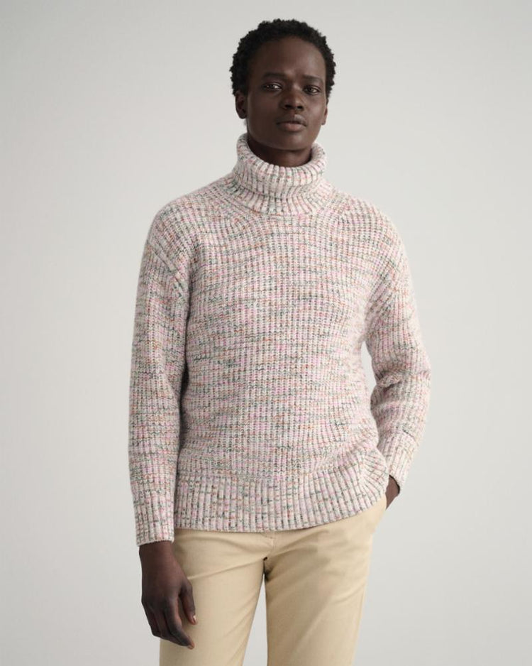 Gant Apparel Womens MULTI COLOR ROLLNECK 130/CREAM