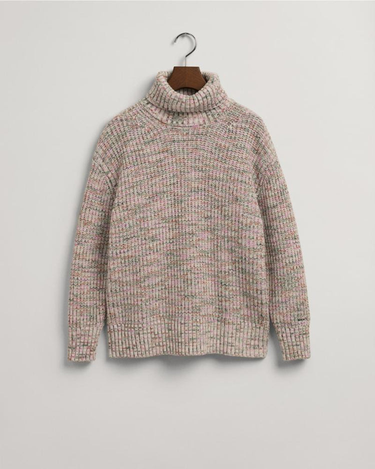 Gant Apparel Womens MULTI COLOR ROLLNECK 130/CREAM