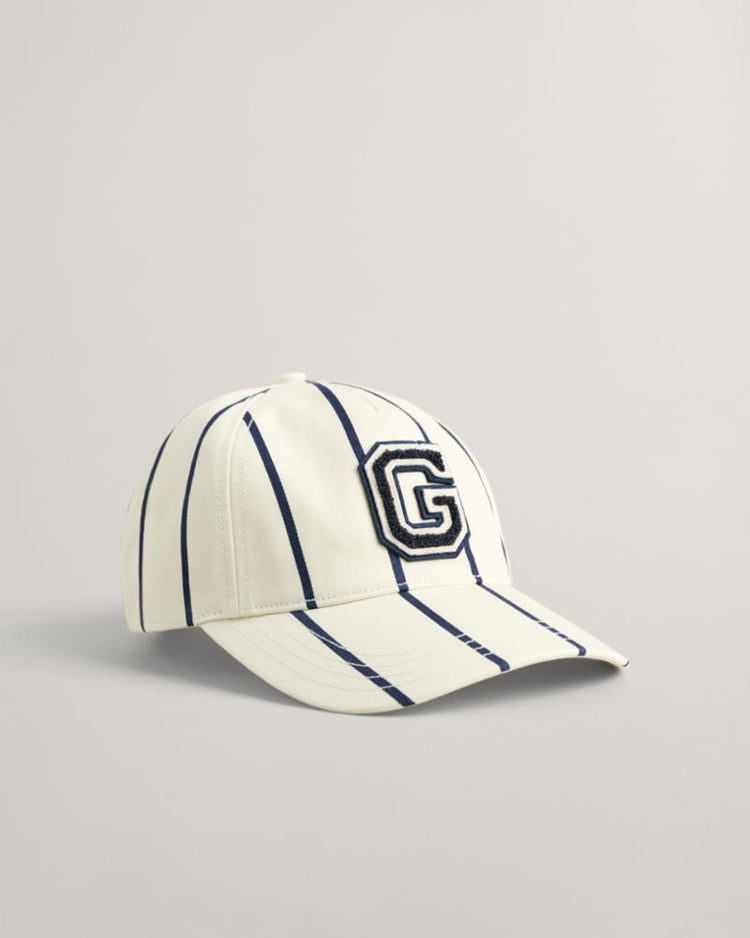 Gant Apparel Womens GANT VARSITY STRIPED CAP 130/CREAM