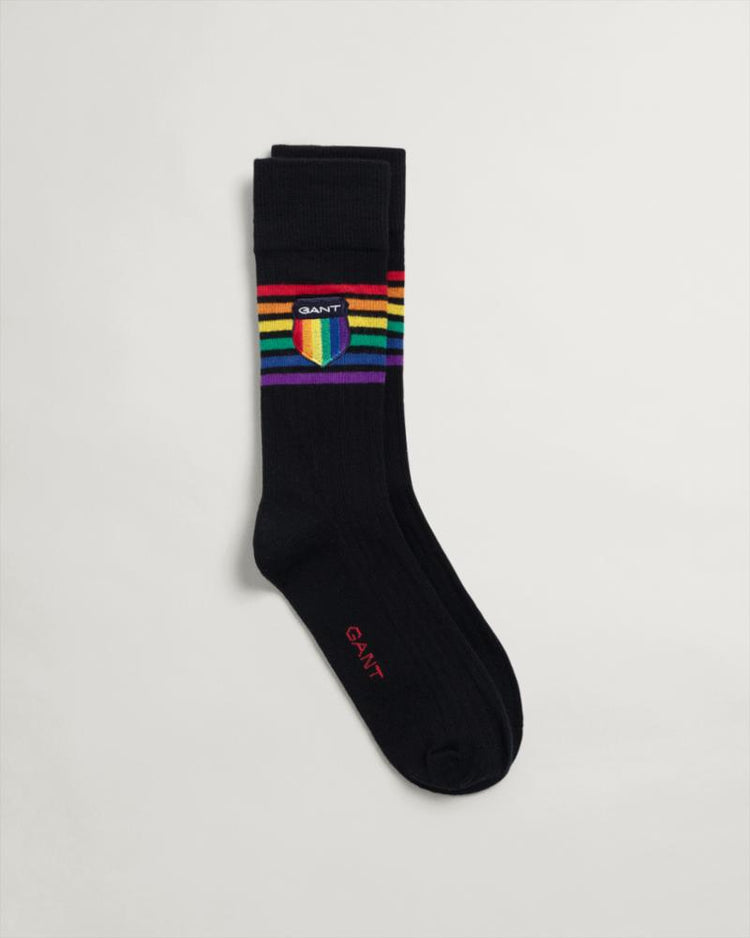 Gant Apparel Mens PRIDE. SOCKS 5/BLACK
