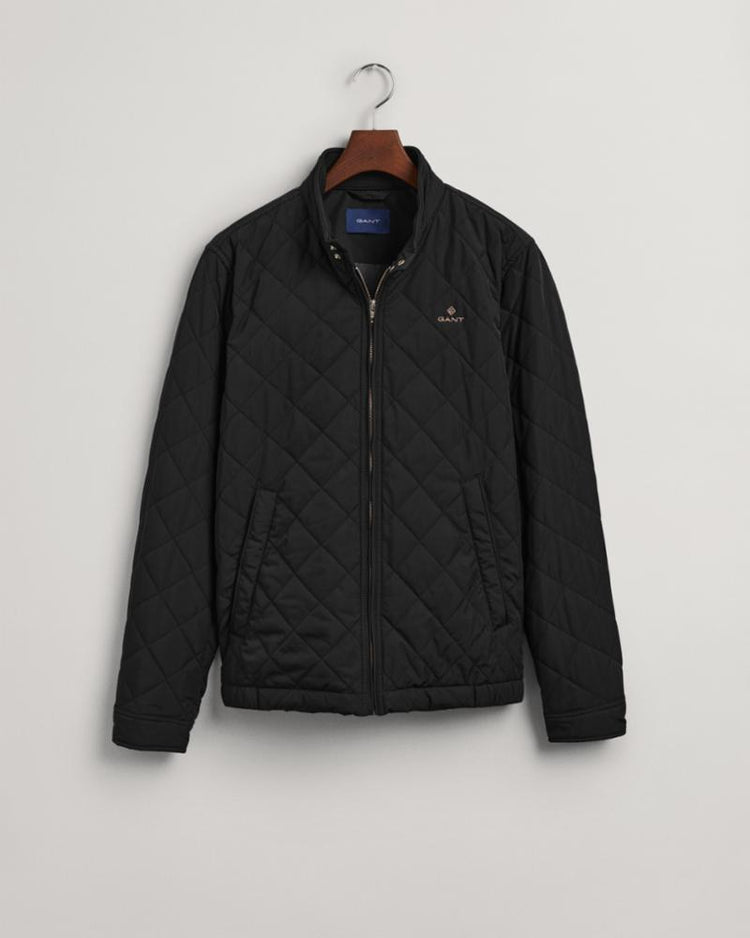 Gant Apparel Mens QUILTED WINDCHEATER 5/BLACK