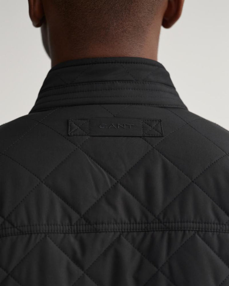 Gant Apparel Mens QUILTED WINDCHEATER 5/BLACK