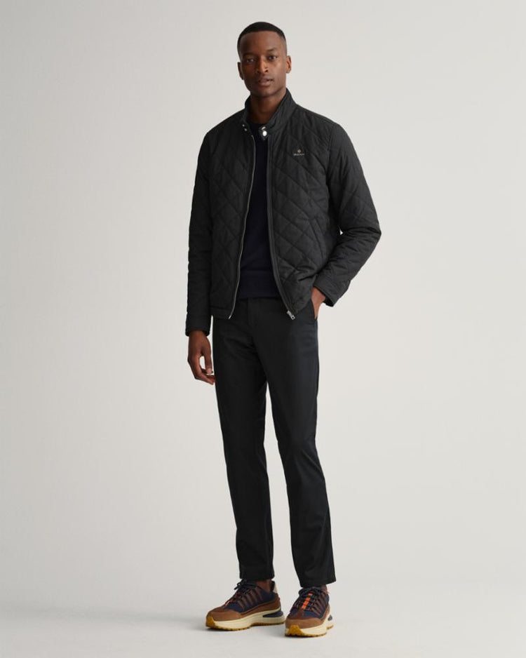 Gant Apparel Mens QUILTED WINDCHEATER 5/BLACK