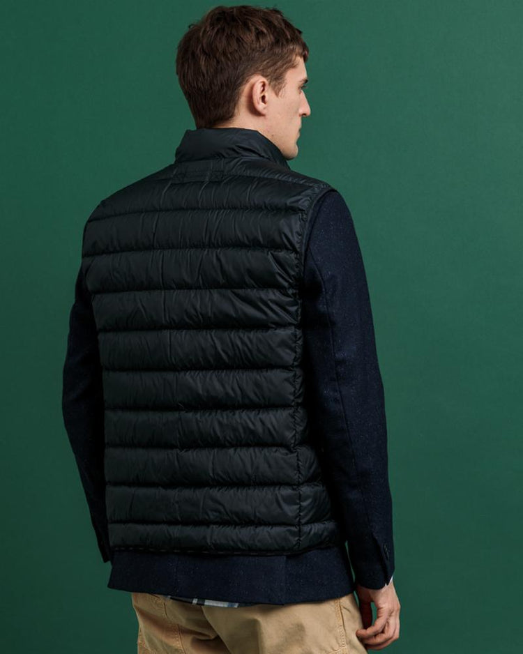 Gant Apparel Mens LIGHT DOWN GILET 5/BLACK