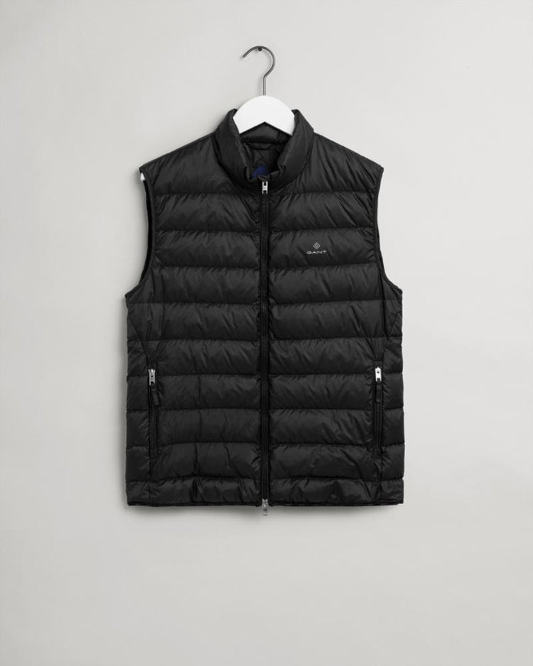 Gant Apparel Mens LIGHT DOWN GILET 5/BLACK