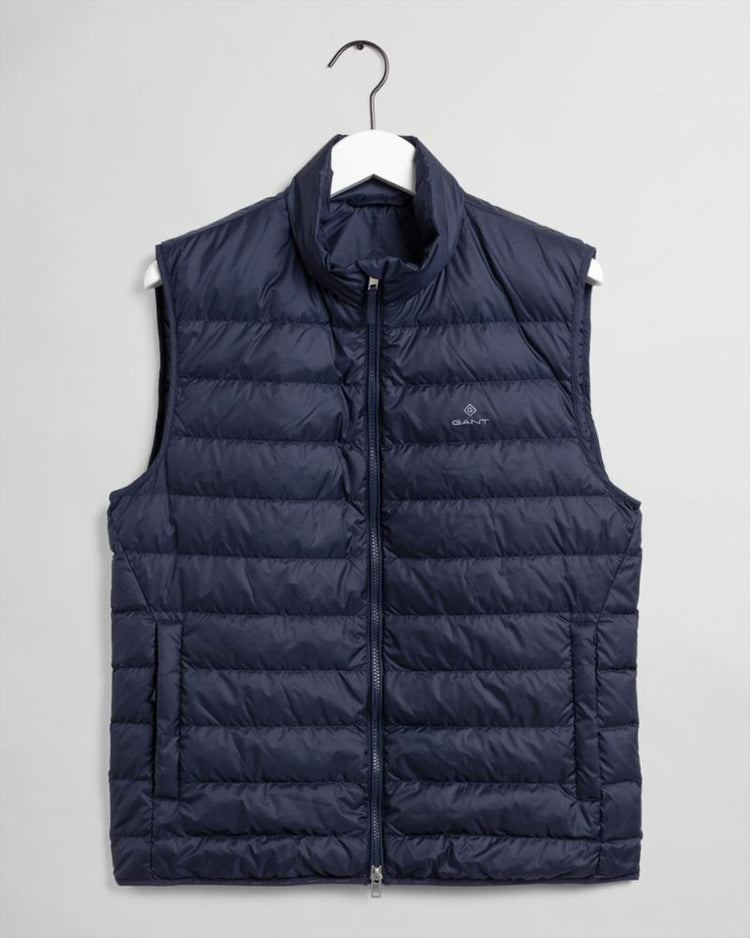 Gant Apparel Mens LIGHT DOWN GILET 433/EVENING BLUE