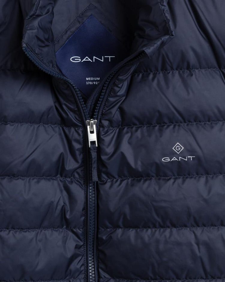Gant Apparel Mens LIGHT DOWN GILET 433/EVENING BLUE