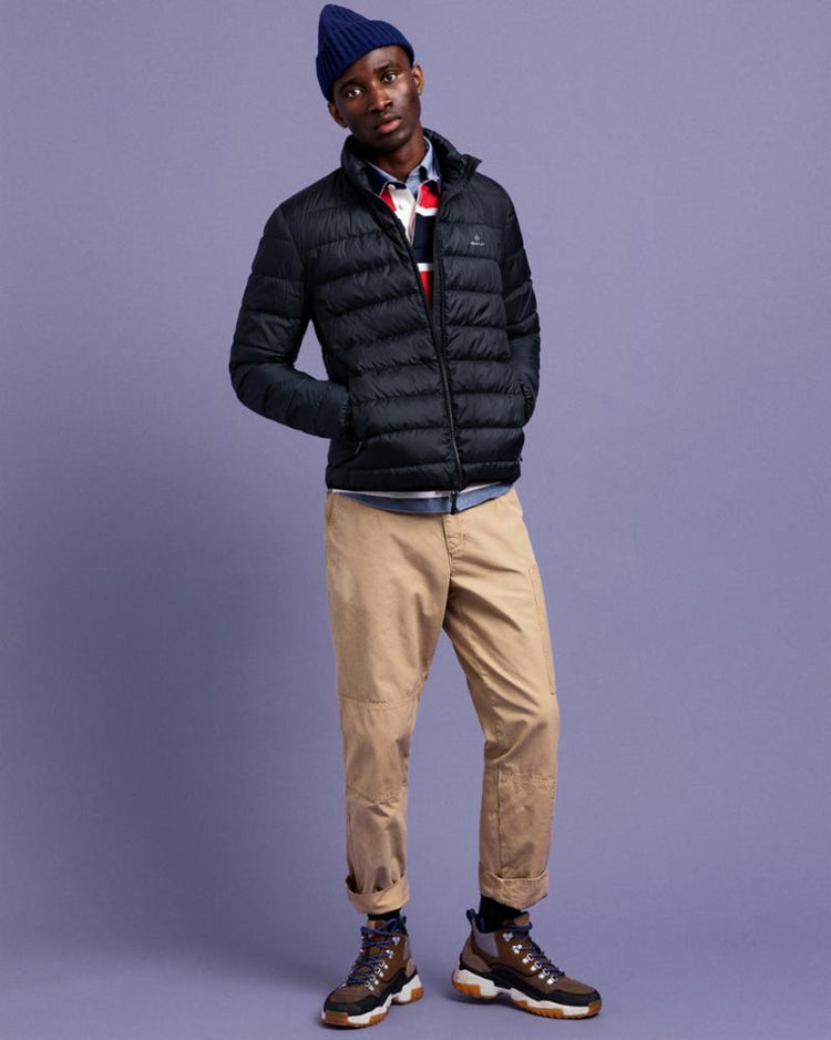 Gant Apparel Mens LIGHT DOWN JACKET 5/BLACK