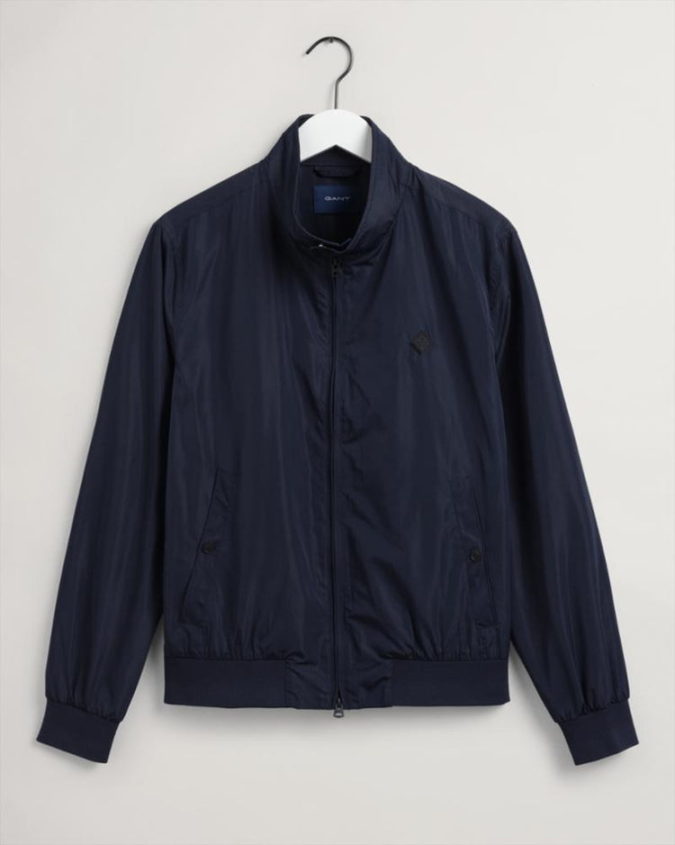 Gant Apparel Mens NYLON HARRINGTON JACKET 433/EVENING BLUE