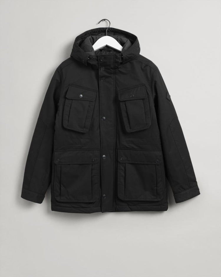 Gant Apparel Mens PADDED SHORT PARKA 5/BLACK