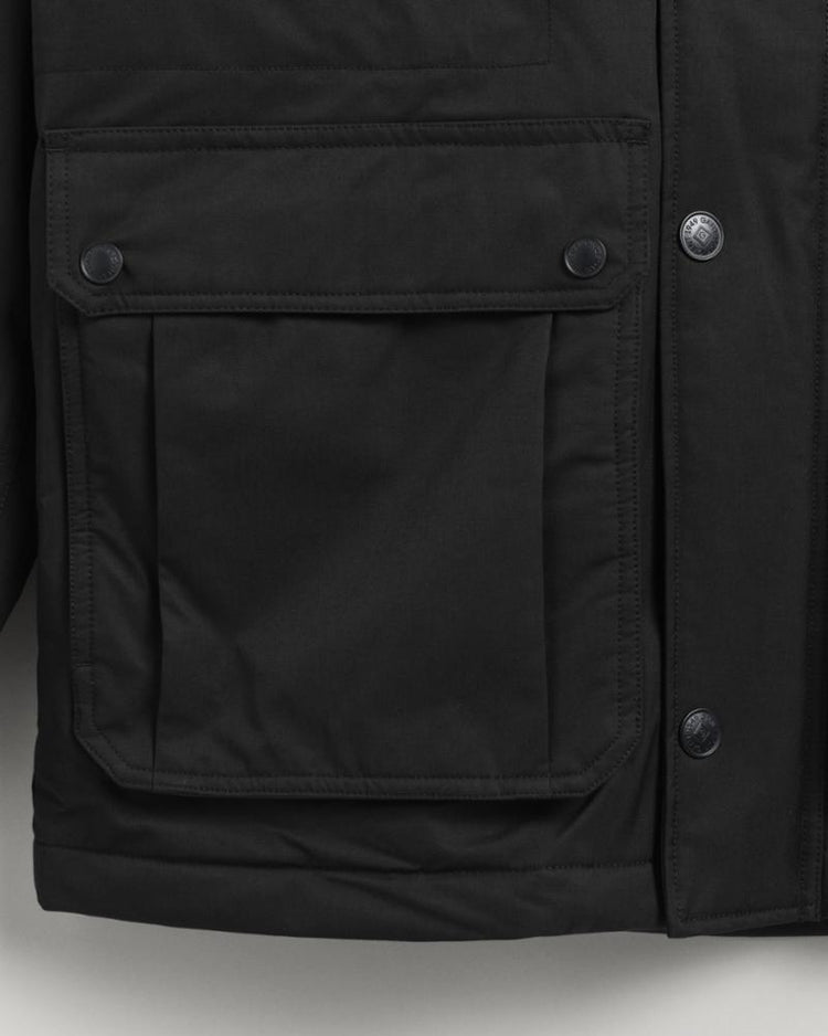 Gant Apparel Mens PADDED SHORT PARKA 5/BLACK