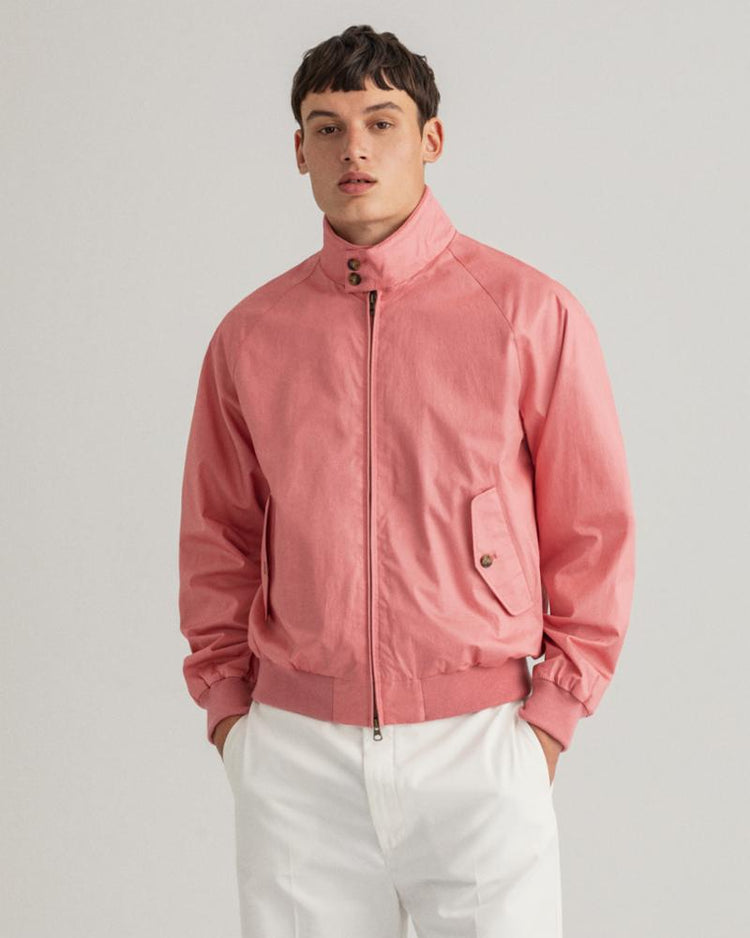 Gant Apparel Mens COTTON HARRINGTON JACKET 665/RAPTURE ROSE