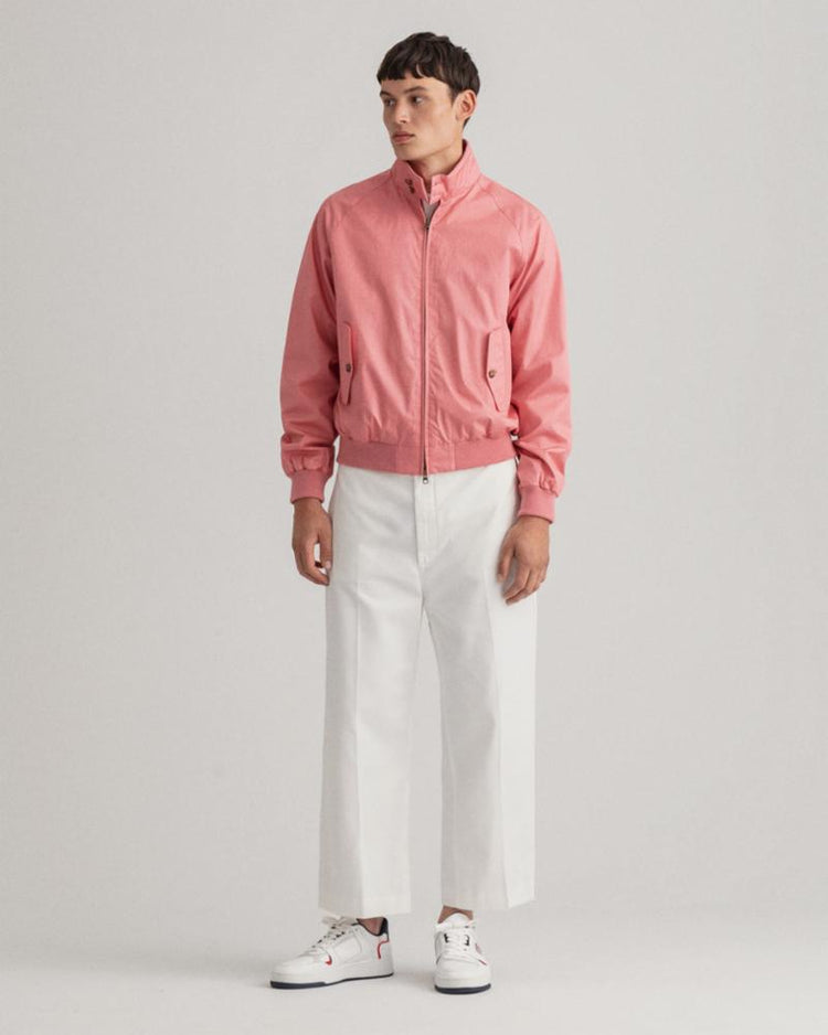 Gant Apparel Mens COTTON HARRINGTON JACKET 665/RAPTURE ROSE