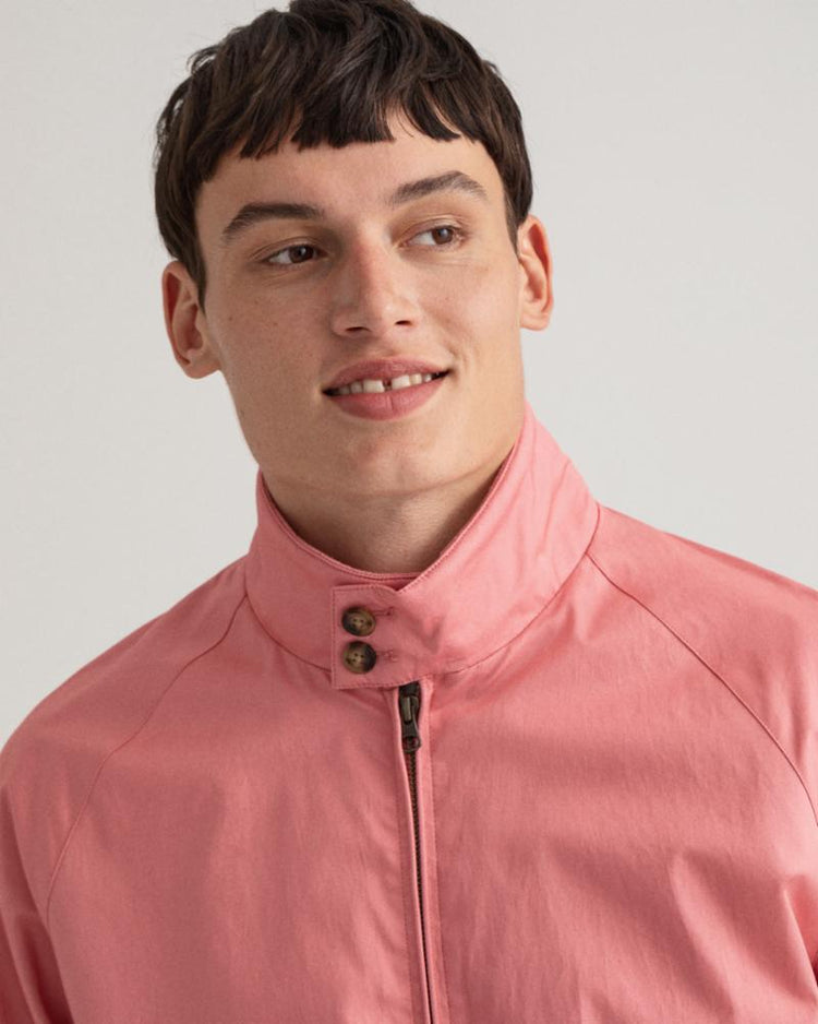 Gant Apparel Mens COTTON HARRINGTON JACKET 665/RAPTURE ROSE