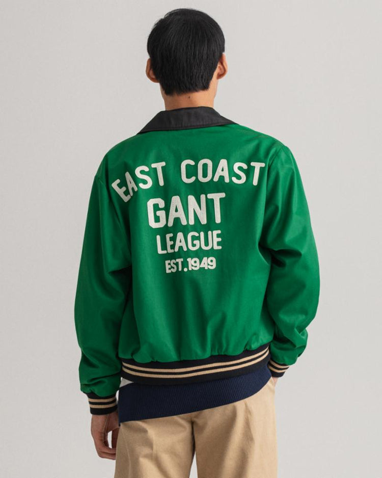 Gant Apparel Mens GANT HERITAGE VARSITY JACKET 316/LAVISH GREEN