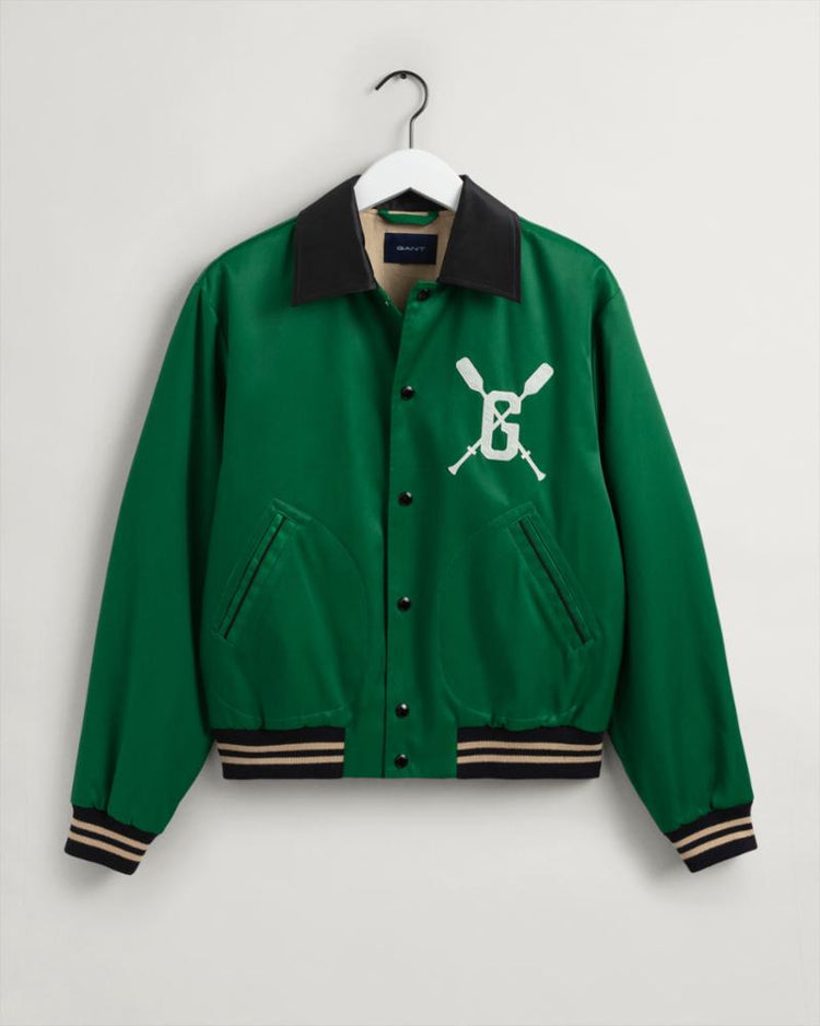 Gant Apparel Mens GANT HERITAGE VARSITY JACKET 316/LAVISH GREEN