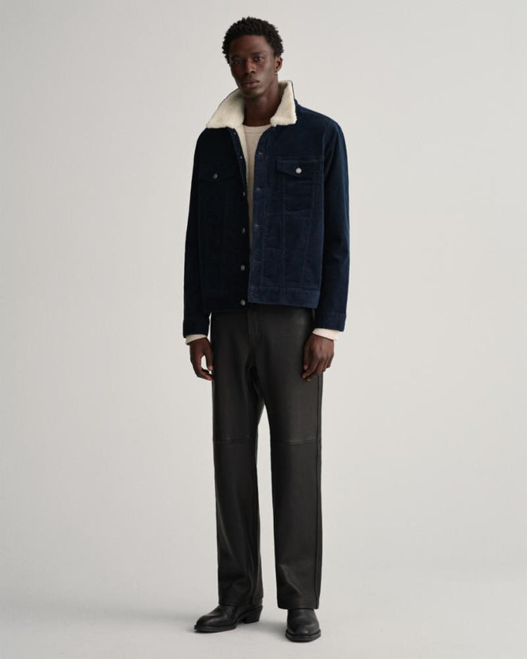 Gant Apparel Mens CORD TRUCKER JACKET 433/EVENING BLUE