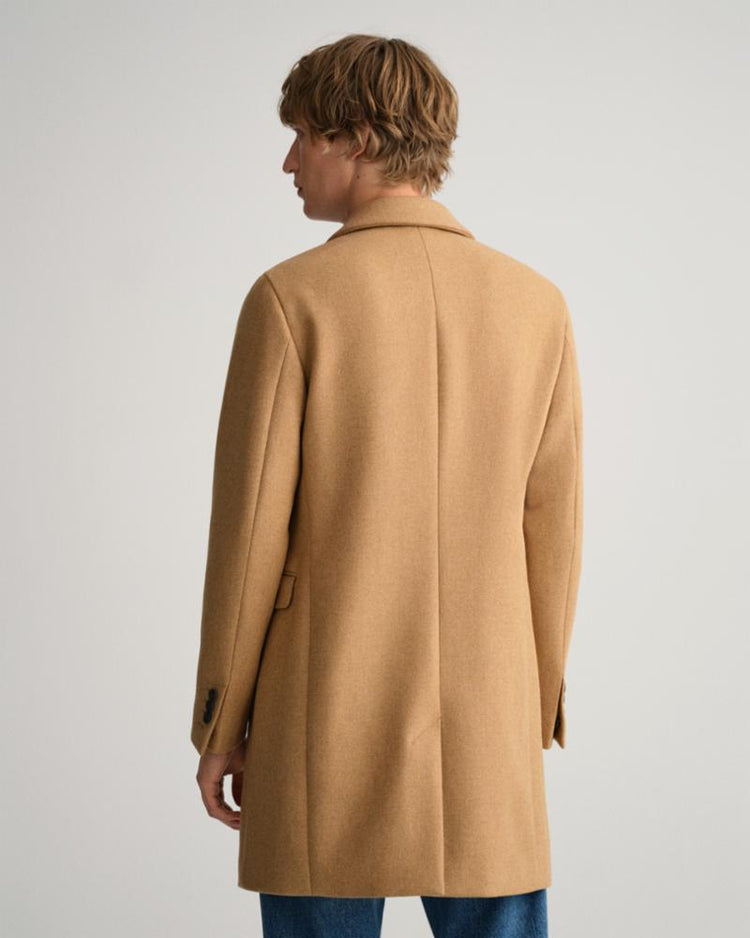 Gant Apparel Mens CLASSIC WOOL COAT 213/WARM KHAKI