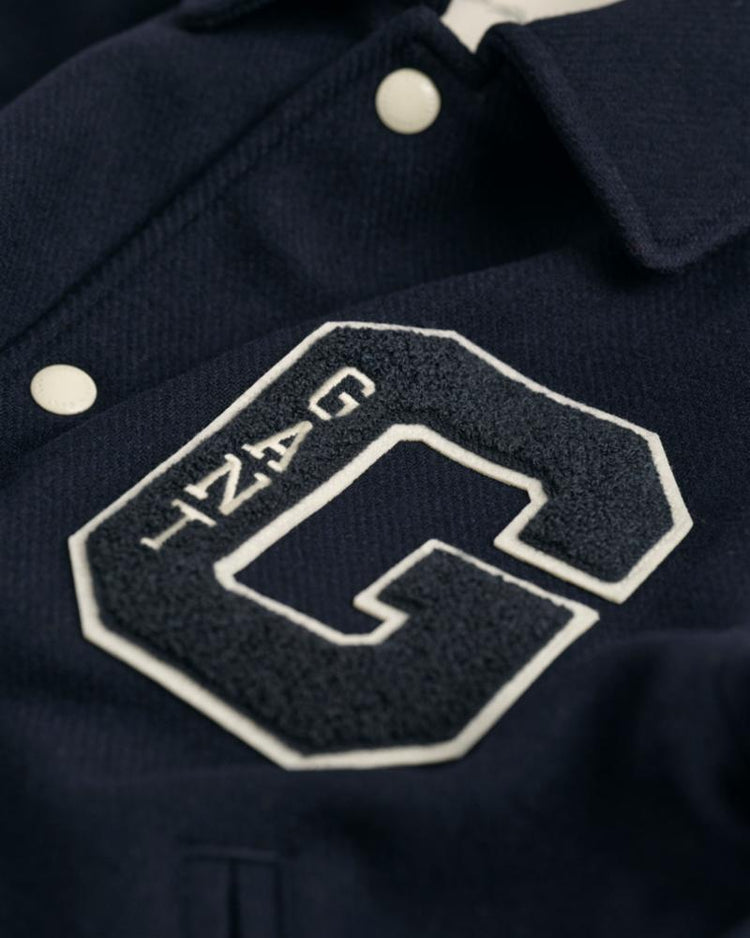 Gant Apparel Mens GANT WOOL VARSITY JACKET 433/EVENING BLUE