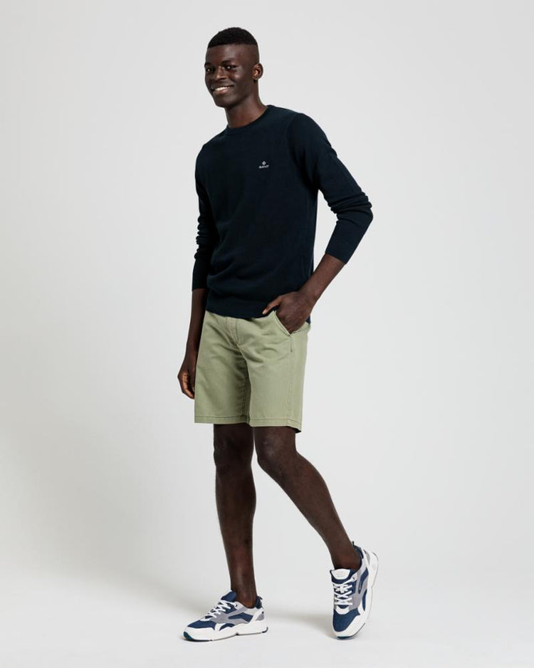 Gant Apparel Mens COTTON PIQUE C-NECK 433/EVENING BLUE