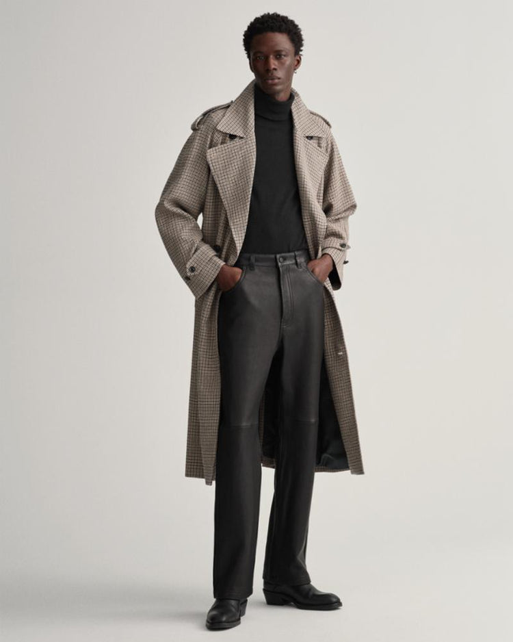 Gant Apparel Mens COTTON CASHMERE ROLLNECK 5/BLACK