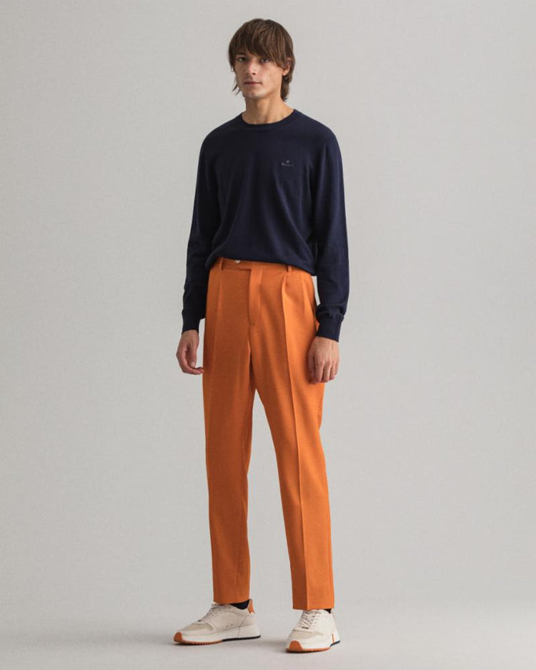 Gant Apparel Mens COTTON CASHMERE C-NECK 433/EVENING BLUE