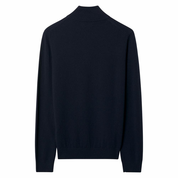 Gant Apparel Mens SUPERFINE LAMBSWOOL HALF ZIP 410/MARINE
