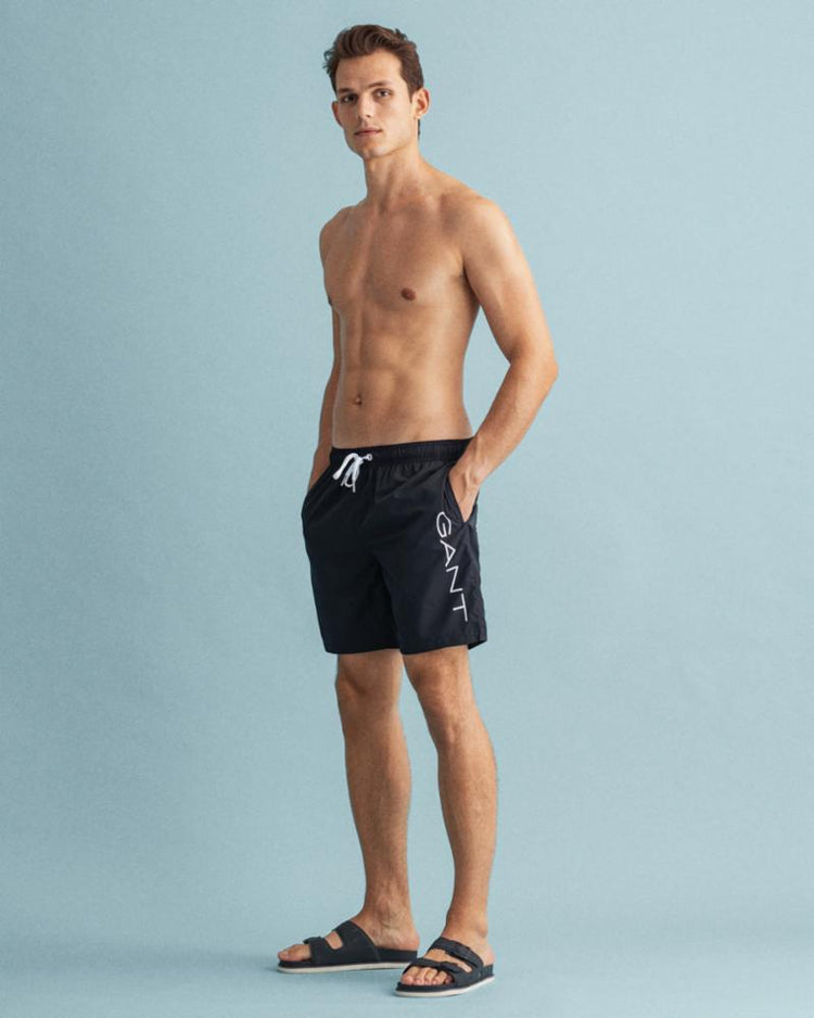 Gant Apparel Mens LC LIGHTWEIGHT LOGO SWIM SHORTS 410/MARINE