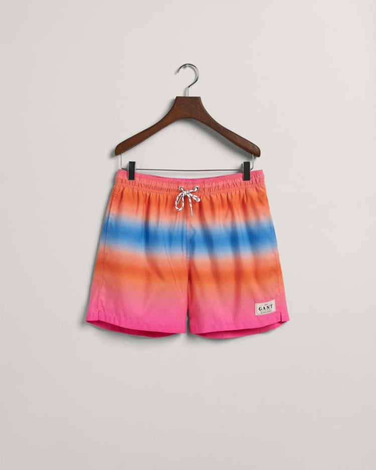 Gant Apparel Mens CF GRADIENT PRINT SWIM SHORTS 606/PERKY PINK