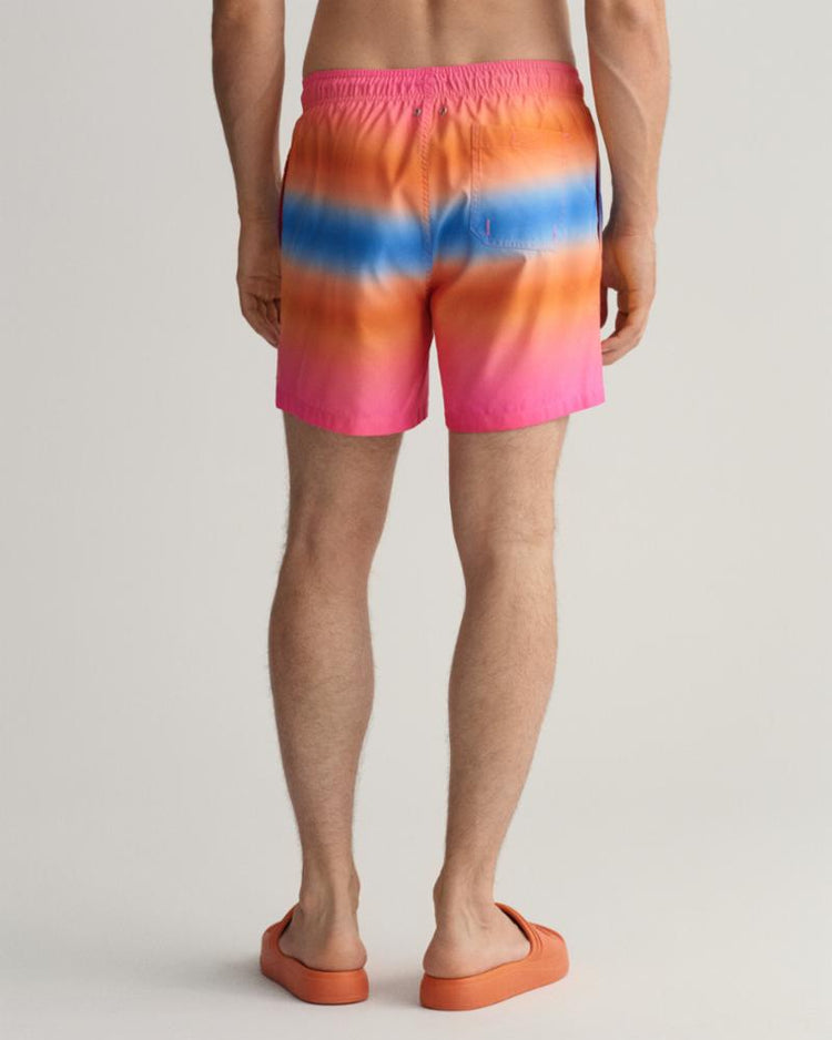 Gant Apparel Mens CF GRADIENT PRINT SWIM SHORTS 606/PERKY PINK