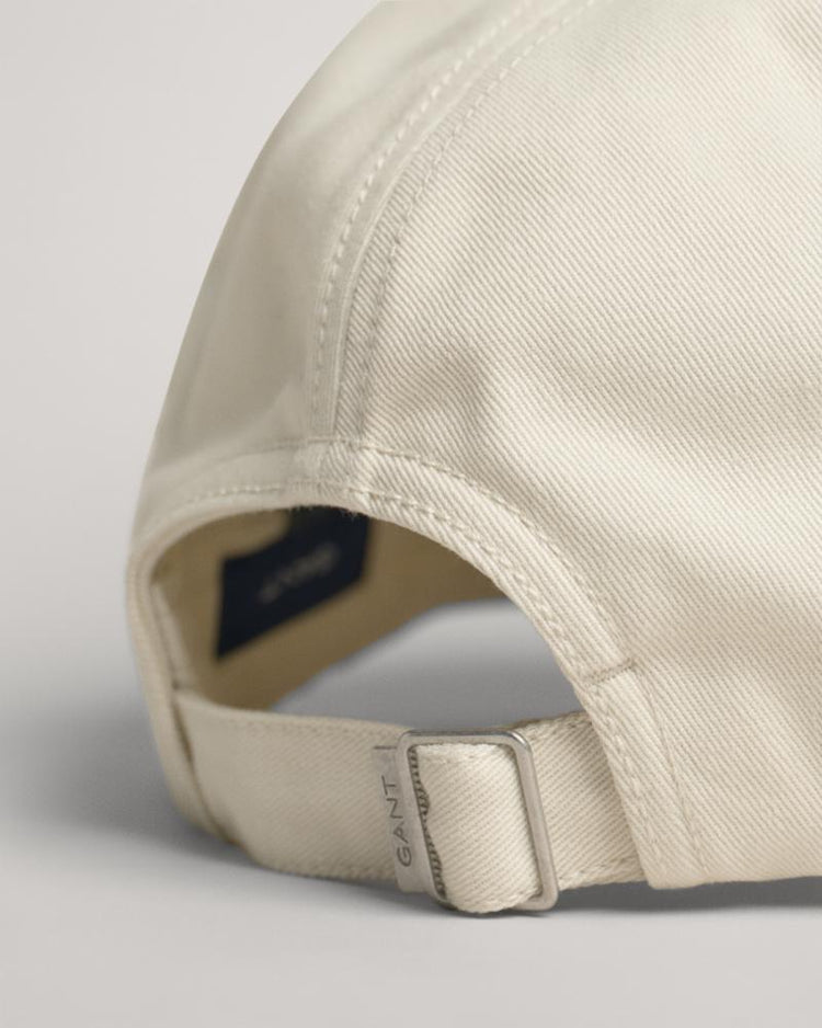 Gant Apparel Mens COTTON TWILL CAP 130/CREAM