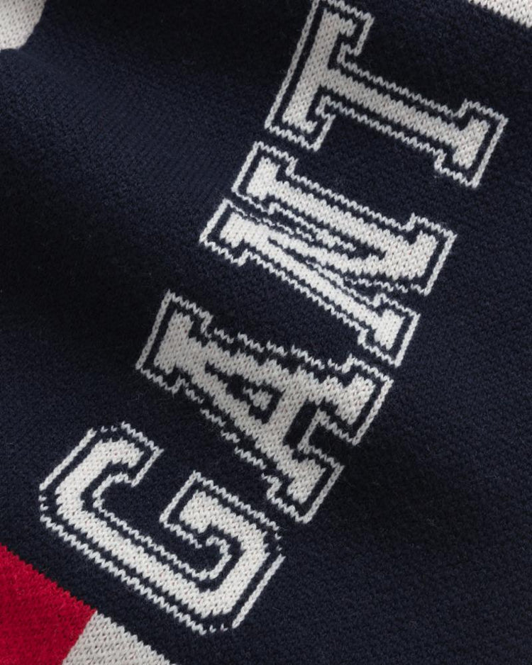 Gant Apparel Mens GRAPHIC SCARF 433/EVENING BLUE