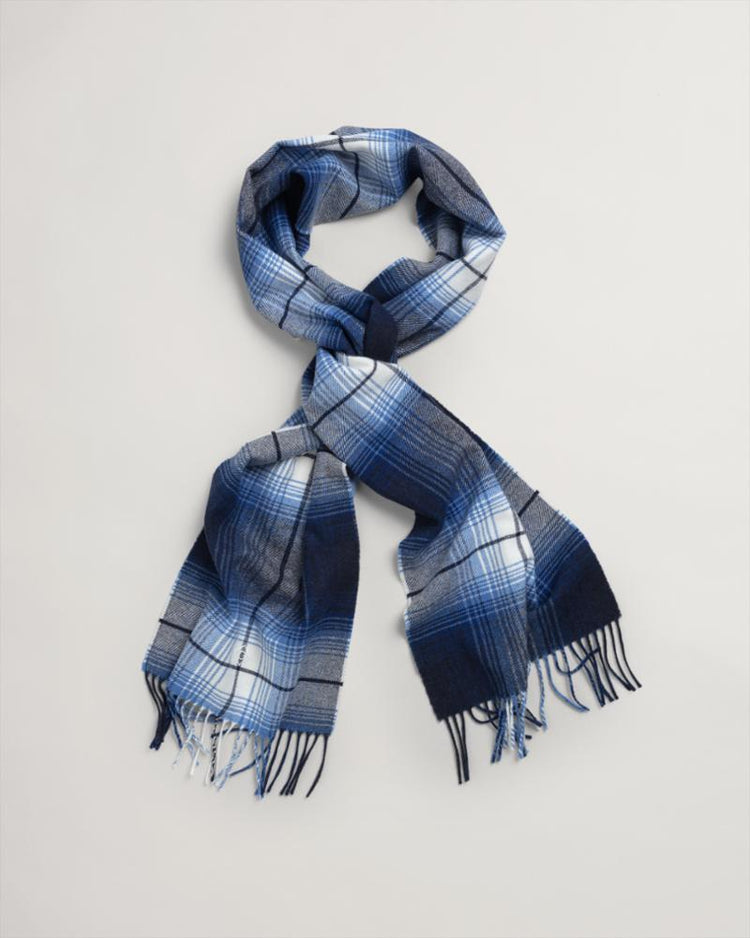 Gant Apparel Mens ICON G CHECK SCARF 433/EVENING BLUE