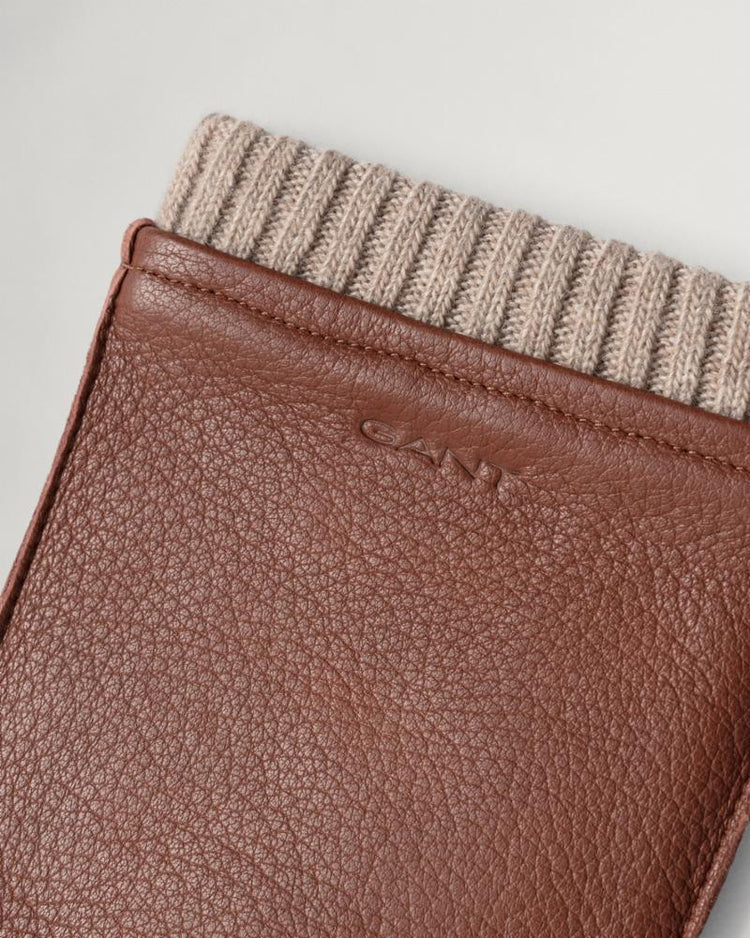 Gant Apparel Mens LEATHER GLOVES 211/CLAY BROWN