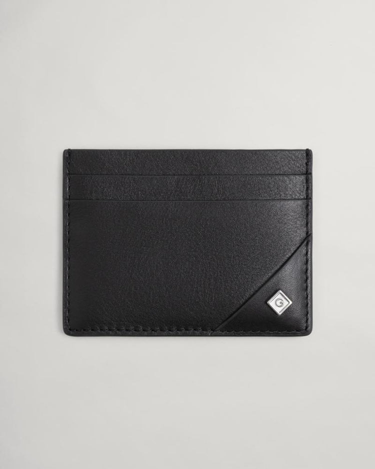 Gant Apparel Mens LEATHER CARDHOLDER 5/BLACK