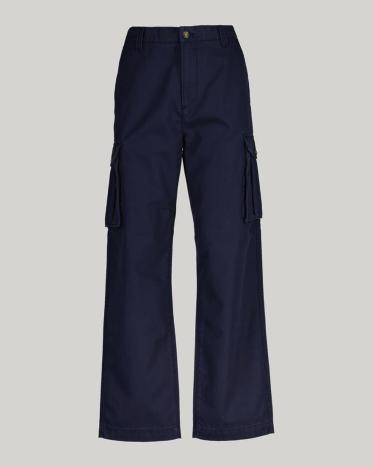 Gant Apparel Mens COTTON TWILL CARGO PANTS 410/MARINE