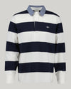 Gant Apparel Mens REG CHAMBRAY STRIPE HEAVY RUGGER 113/EGGSHELL