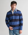 Gant Apparel Mens REG CHAMBRAY STRIPE HEAVY RUGGER 442/VINTAGE BLUE