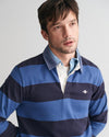 Gant Apparel Mens REG CHAMBRAY STRIPE HEAVY RUGGER 442/VINTAGE BLUE