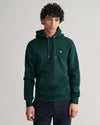 Gant Apparel Mens REG SHIELD HOODIE 374/TARTAN GREEN