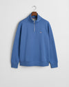 Gant Apparel Mens REG SHIELD HALF ZIP SWEAT 442/VINTAGE BLUE