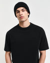 Gant Apparel Mens LOGO SS T-SHIRT 5/BLACK